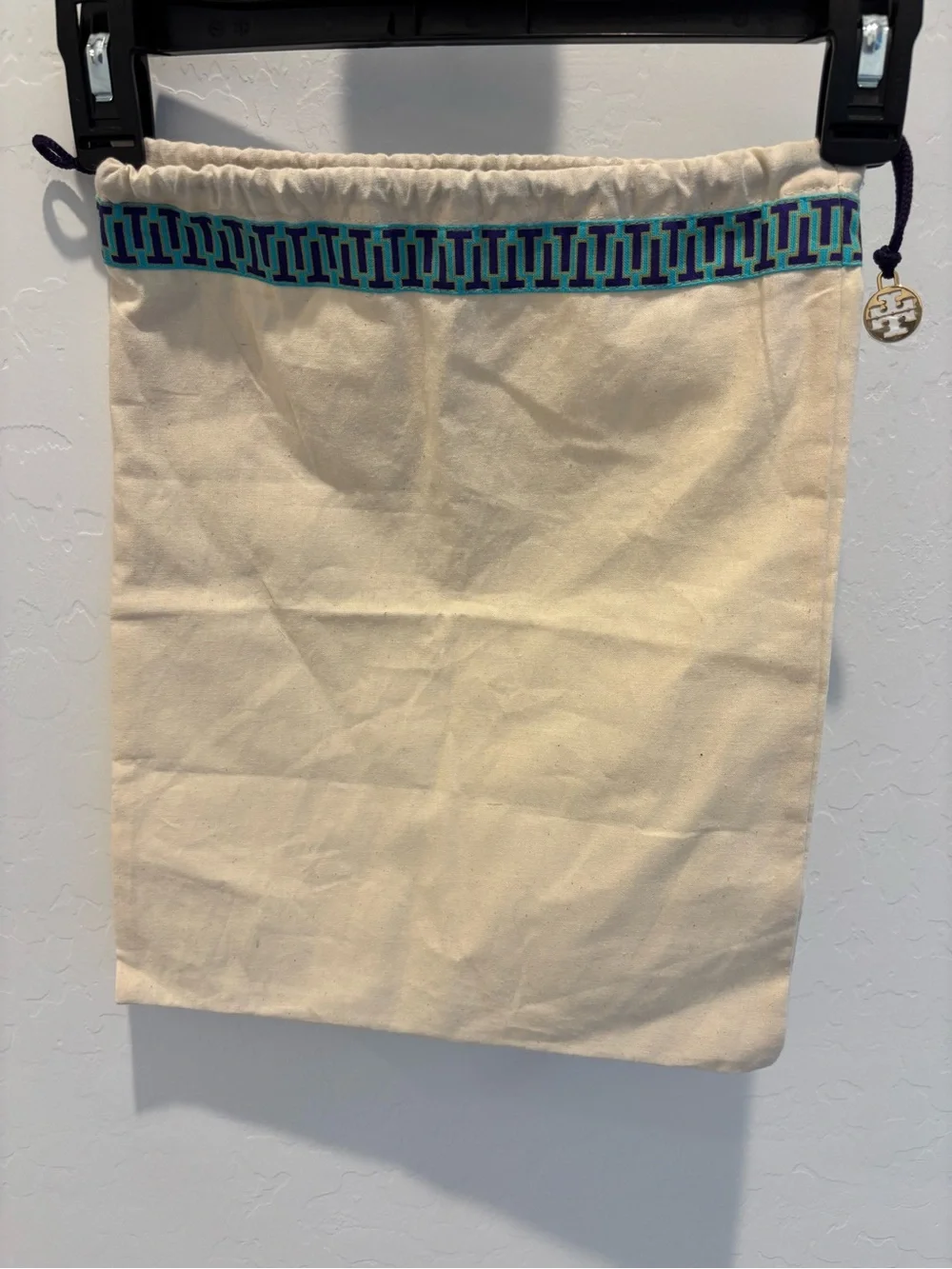 Tory Burch Canvas Drawstring Dust Bag